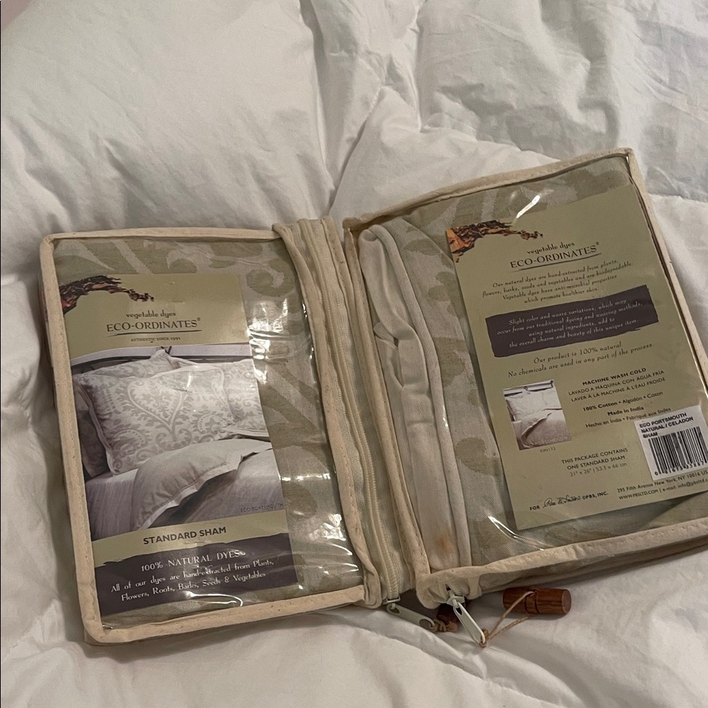 Neutral natural Pillow Shams